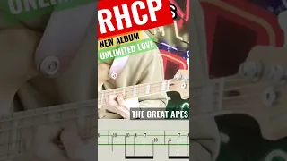 【#RHCP】THE GREAT APES 優しく歌うフリーのベースライン