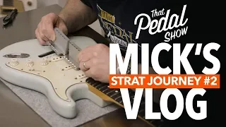 Mick’s Vlog – Blue Strat Gets A Callaham Bridge – That Pedal Show