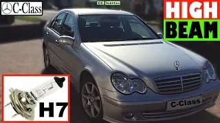 How to replace High Beam Bulb on Mercedes C-Class