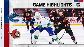 Canucks @ Senators 12/1/21 | NHL Highlights