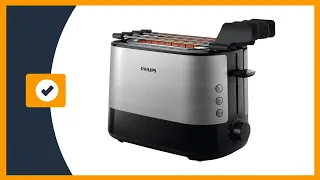 Philips HD2639/90 - Tostadora (730 W, ranura extra grande, accesorio para sandwich), negro y plata