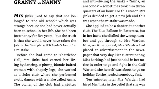 Granny- KS2 Novel (Chapter 4)