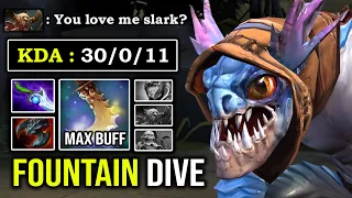 BRUTAL FOUNTAIN DIVE 1Kill Per Min Non Stop Rampage Slark Deleted Everyone in 2s with Max Agility