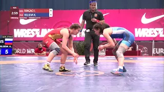 68 kg  1/4 I. RINGACI (MDA) - K. VELIEVA (RUS)