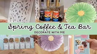Spring Coffee & Tea Bar | Decorate with me | #spring2024