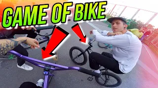 GAME OF BIKE DIMA BAR VS VADIMBOYYYZZ/GOPRO УДАЛИЛА КАДРЫ/ЗАКАЗЫВАЕМ ТРЮКИ НА BMX БМХ В СКЕЙТ ПАРКЕ