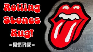 ASMR Rug Tufting | Making a Rolling Stones Rug!