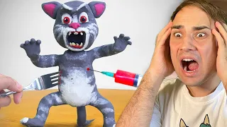 NU PRIVI ACEST EPISOD INTERZIS DIN TALKING TOM la ORA 3 DIMINEATA! *talking tom a fost mancat*