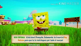 Bob esponja battle for bikini bottom 1°Parte campo de medusas