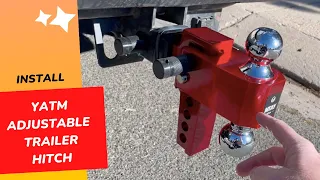 One of the Best- Adjustable Ultra Quiet Trailer Hitch