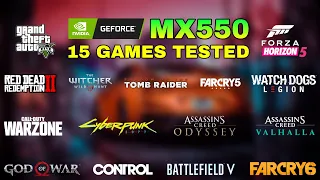 Nvidia GeForce MX550 Test in 15 Games in 2022