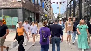 Stockholm Summer Walk Tour! 🇸🇪🇸🇪 Stockholm, Sweden at its best! Street fashion 👗🎩