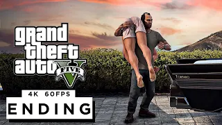 GRAND THEFT AUTO 5 ENDING Walkthrough Gameplay Part 20 - (PC 4K 60FPS) RTX 3090 MAX SETTINGS