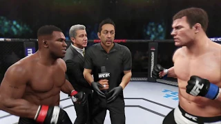 Mike Tyson vs. Michael Bisping (EA Sports UFC 2) - CPU vs. CPU 🥊