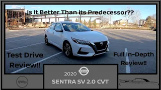 2020 Nissan Sentra SV|Walk Around Video|In Depth Review|Test Drive