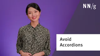 Accordions: 5 Scenarios to Avoid Them