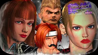 Team Battle ( Paul , Nina , Anna & Hwoarang ) Very Hard Tekken Tag Tournament HD 4K 60 FPS