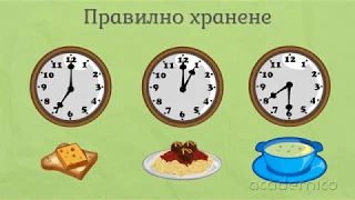 Как да се храним здравословно - Околен свят 1 клас | academico