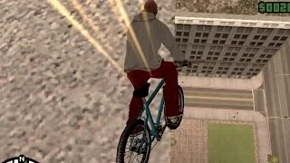 GTA San Andreas - Прыжки на горном велосипеде с кодом JHJOECW