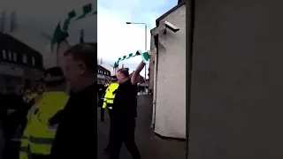 Celtic fans quality response to the orange walk zombie nation