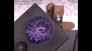 Beginner Glassblowing: Dichroic Nebula Marble (Borosilicate)