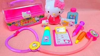 8 Minutes Satisfying with Unboxing Doctor Set with Talking Sanrio Hello Kitty ASMR | No talking