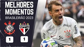 Corinthians 1 x 1 São Paulo - Melhores Momentos - Brasileirão 2023