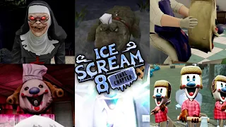 ALL ENEMIES In ICE SCREAM 8