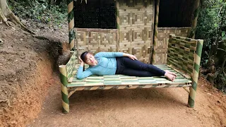 Girl: Beautiful simple bamboo bed design - Build a farm