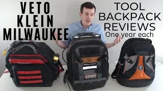 Veto Pro Pack vs Klein vs Milwaukee - Service Tool Backpack Review