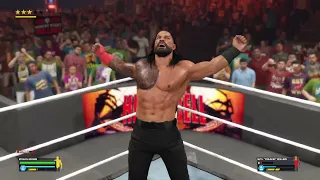 Roman Reigns vs Seth Rollins WWE 2K23 Gameplay