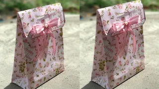 DIY - PAPER BAG DARI KERTAS KADO