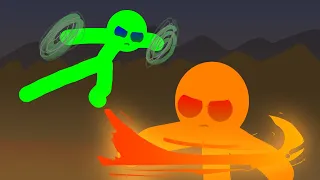 Fire Vs Wind (A brother Story) - Stick figure animation