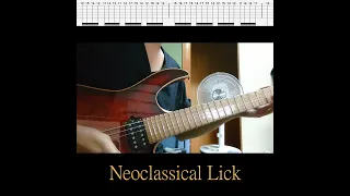 Neoclassical Easy Guitar Lick