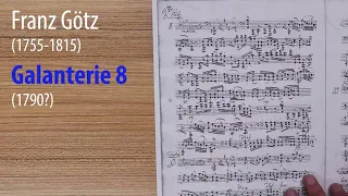 Galanterie 8 -- Franz Götz -- Paul V. Miller, viola d'amore