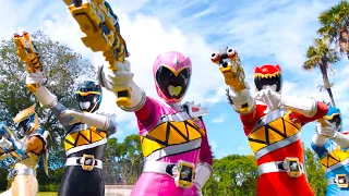 No, I'M the Pink Ranger! 🦖 Dino Super Charge Episode 9 and 10⚡ Power Rangers Kids ⚡ Action for Kids