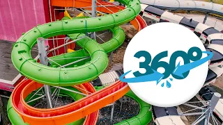 [360° VR] All Water Slides at AquaMagis Plettenberg in Virtual Reality!