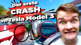 Mein erster CRASH im Tesla Model 3 😬 - Technisches Versagen nach Update Schuld?| Tips, Tricks & More