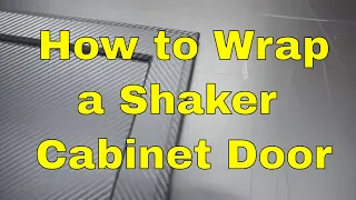 3M DI-NOC Learn how to wrap Shaker Cabinet Door - Carbon fiber - Architectural Films - Rm wraps