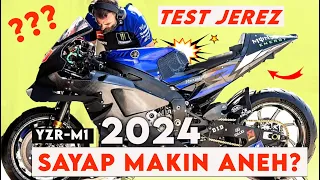 AERO YAMAHA MAKIN ANEH⁉️😱 FABIO KAGET...M1 VERSI 2024 JEREZ PUNYA 3 SAYAP ❌ LAS-LASAN SASIS BERUBAH