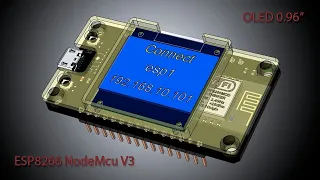 Flprog. WI-FI часы. (ESP8266, OLED 0.96)