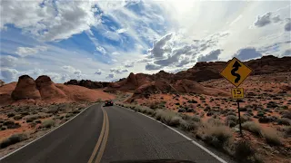 📹 4K 60FPS | 🚙 Valley of Fire Scenic Drive | 🇺🇸 United States