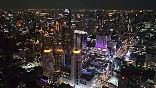 Bangkok Baiyoke Tower II - 360° view from rooftop