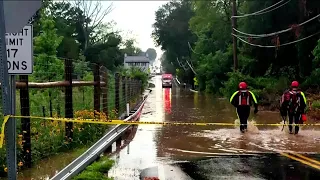 Heavy rains swamp Northeast again as flash flooding claims at least 5 lives in Pennsylvania