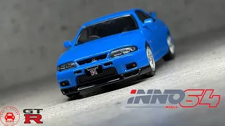 Inno64 1/64 Nissan Skyline GT-R R33 LM Limited Blue   #我要買gtr