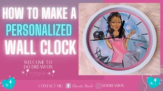 DIY WALL CLOCK | Personalized Wall Clock from Walmart