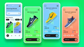 UI/UX Design and Prototyping an E-commerce Shoe App in Figma | From Sketch to App