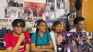 BTS INTERACTION WITH OTHER IDOLS / BTS SOCIAL BUTTERFLY (REACTION)