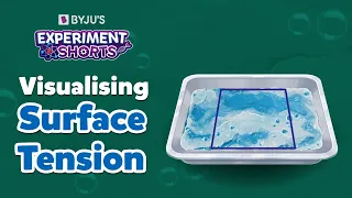 Visualising Surface Tension | Science Experiments at Home | #ExperimentShorts | BYJU'S