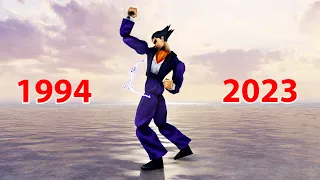 Evolution of Kazuya EWGF Combo (Tekken 1-8)